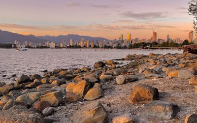 Coucher de soleil à Vancouver